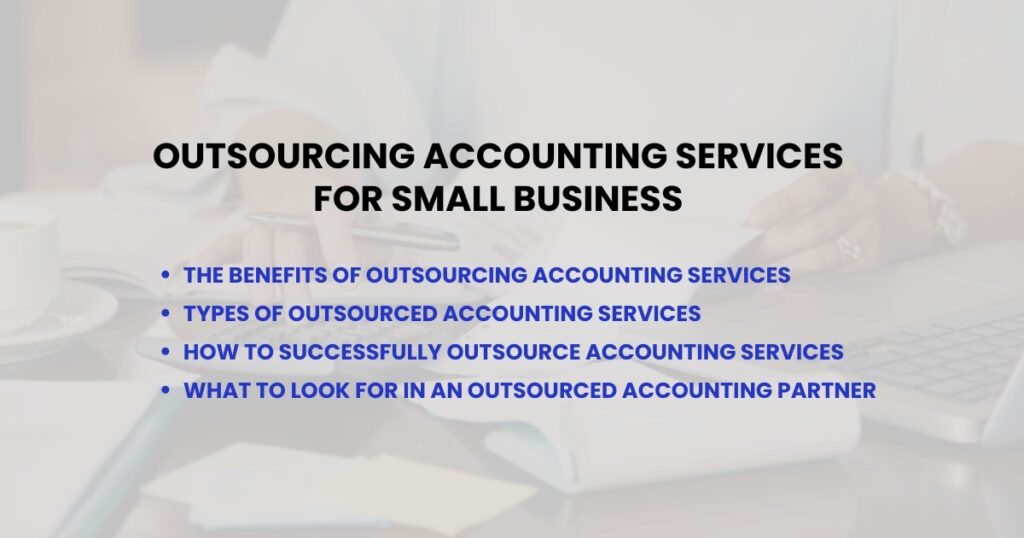 outsourcing accounting services for small business